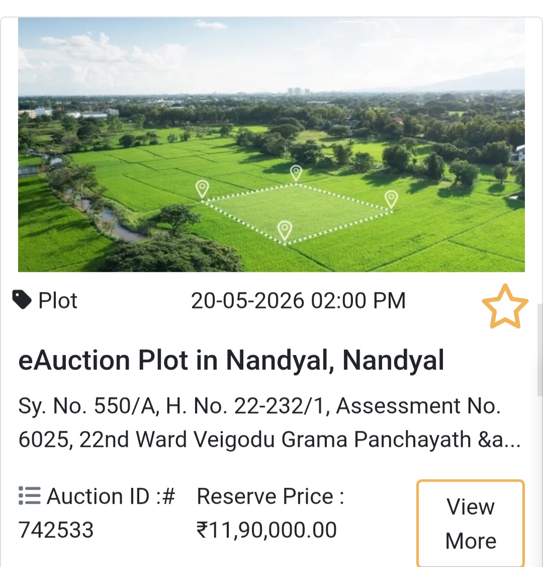 🏡 Plot in Nandyal