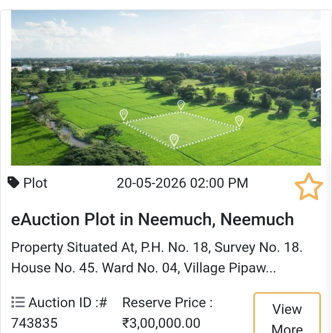 🏡 Plot in Neemuch, Neemuch