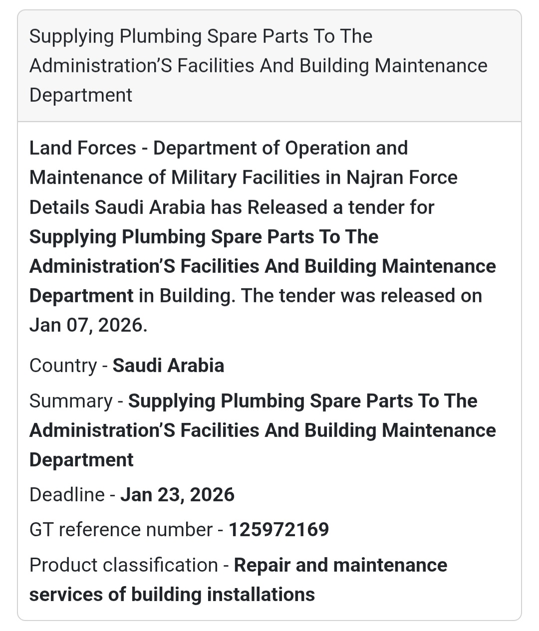 🛠️ Plumbing Spare Parts Supply – Saudi Arabia 🇸🇦