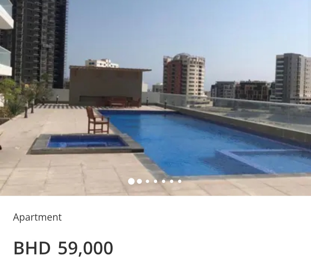 🏊 Pool View Spacious Flat – Amwaj
