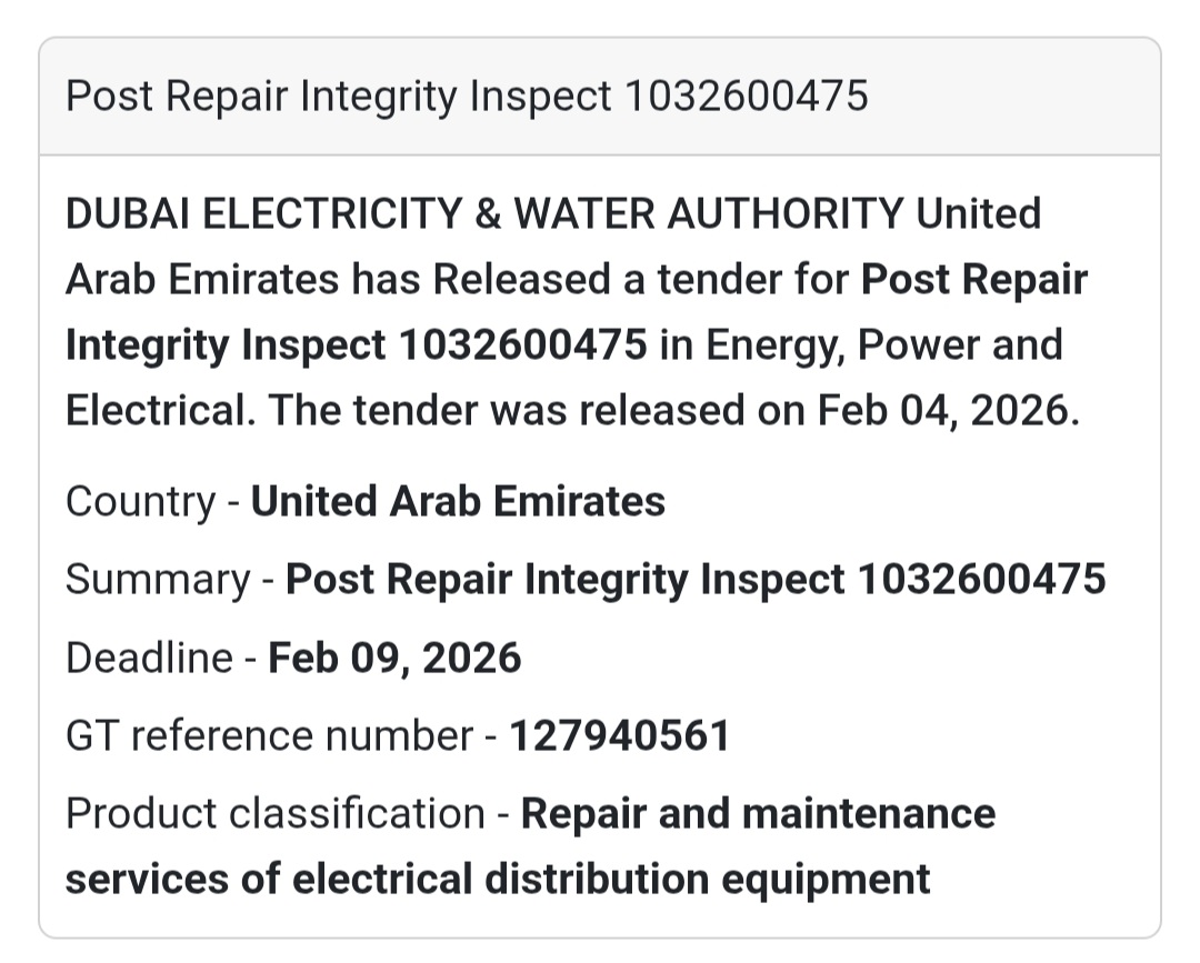 🧪 Post-Repair Integrity Inspection (1032600475)