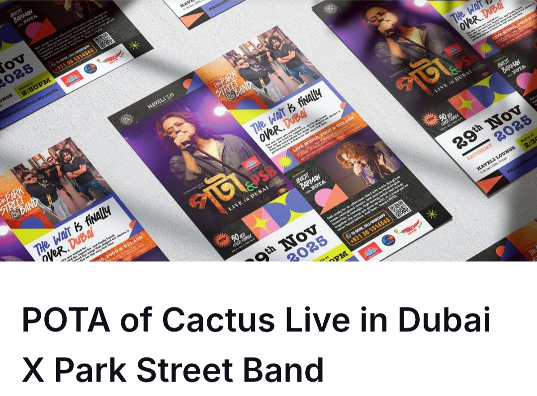 🎸🔥 POTA of Cactus Live in Dubai X Park Street Band! 🔥🎸