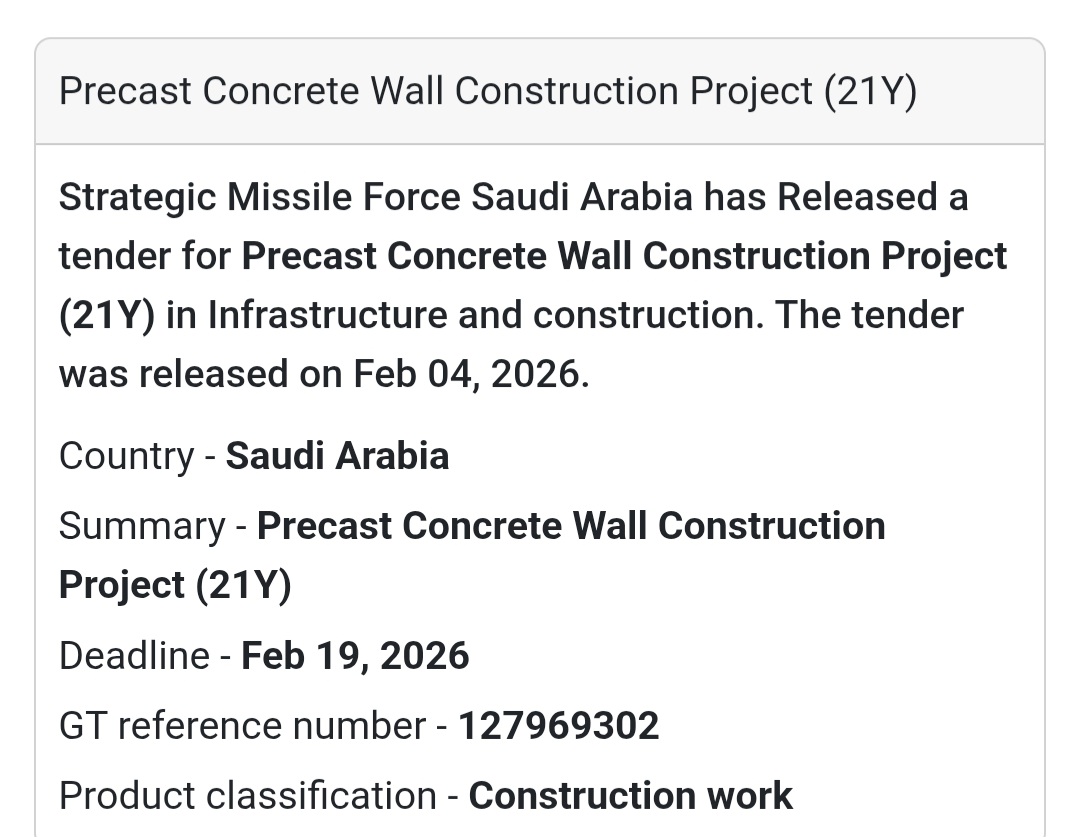🧱 Precast Concrete Wall Project (21Y)