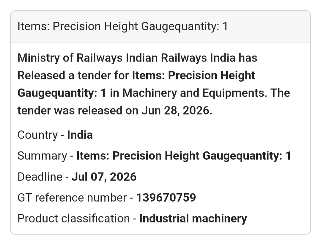 📏 Precision Height Gauge | India 🇮🇳