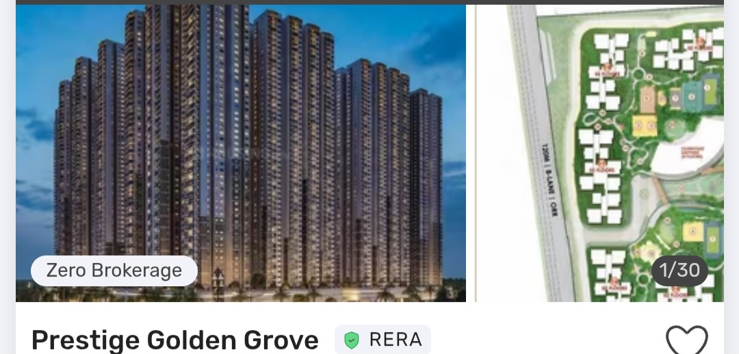 🏡 Prestige Golden Grove – Iconic High-Rise in Tellapur