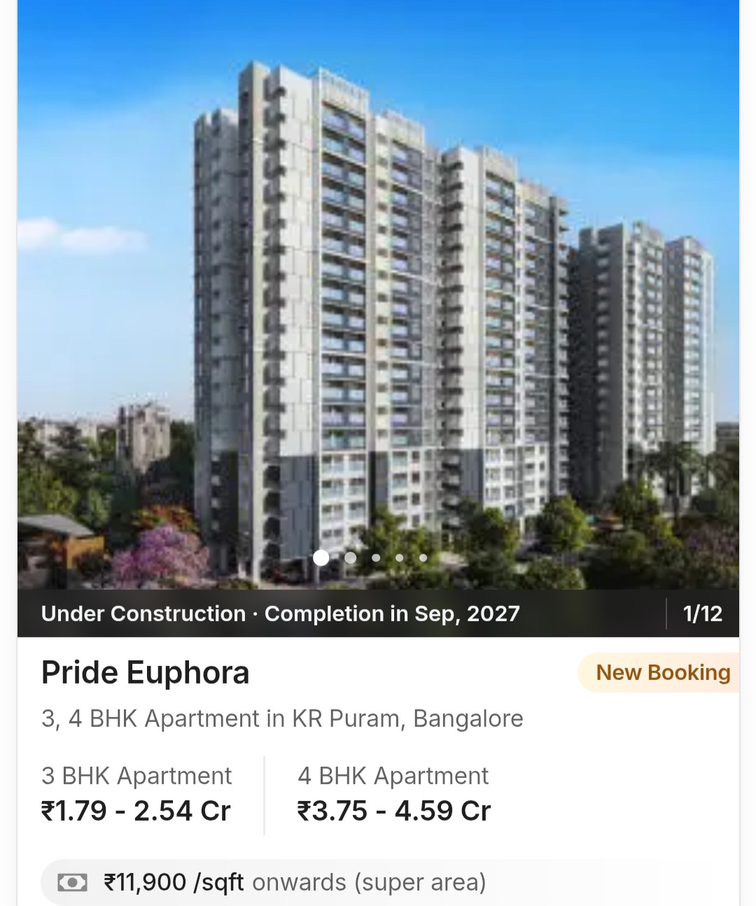 ✨ Pride Euphora – Luxury Living in KR Puram, Bangalore