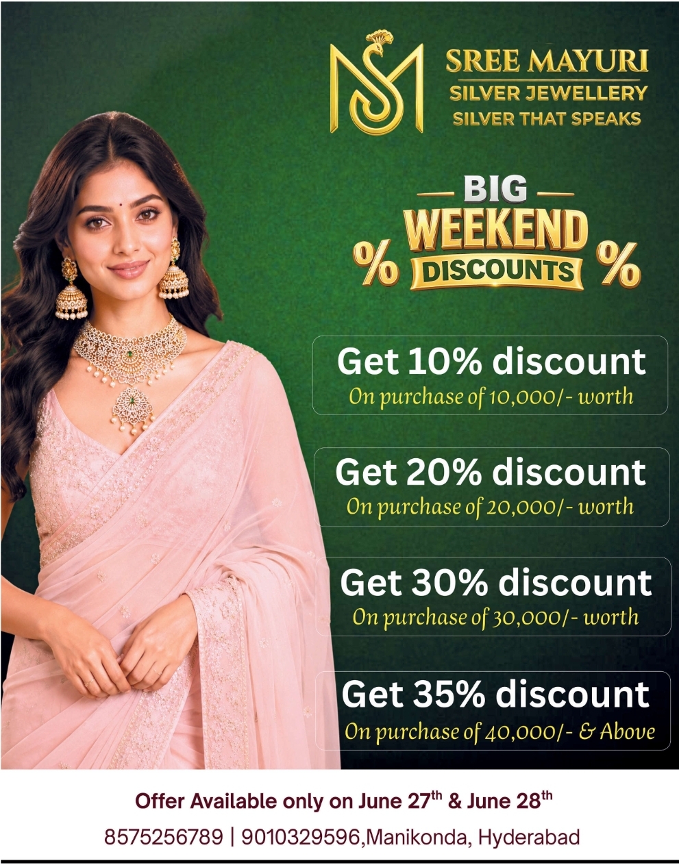 📢 Promotional Offer – Sree Mayuri Silver Jewellery