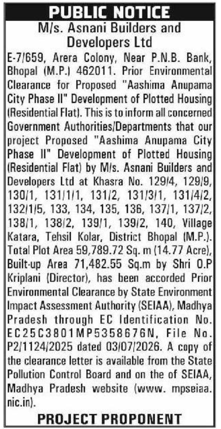 🌿 Public Notice – Environmental