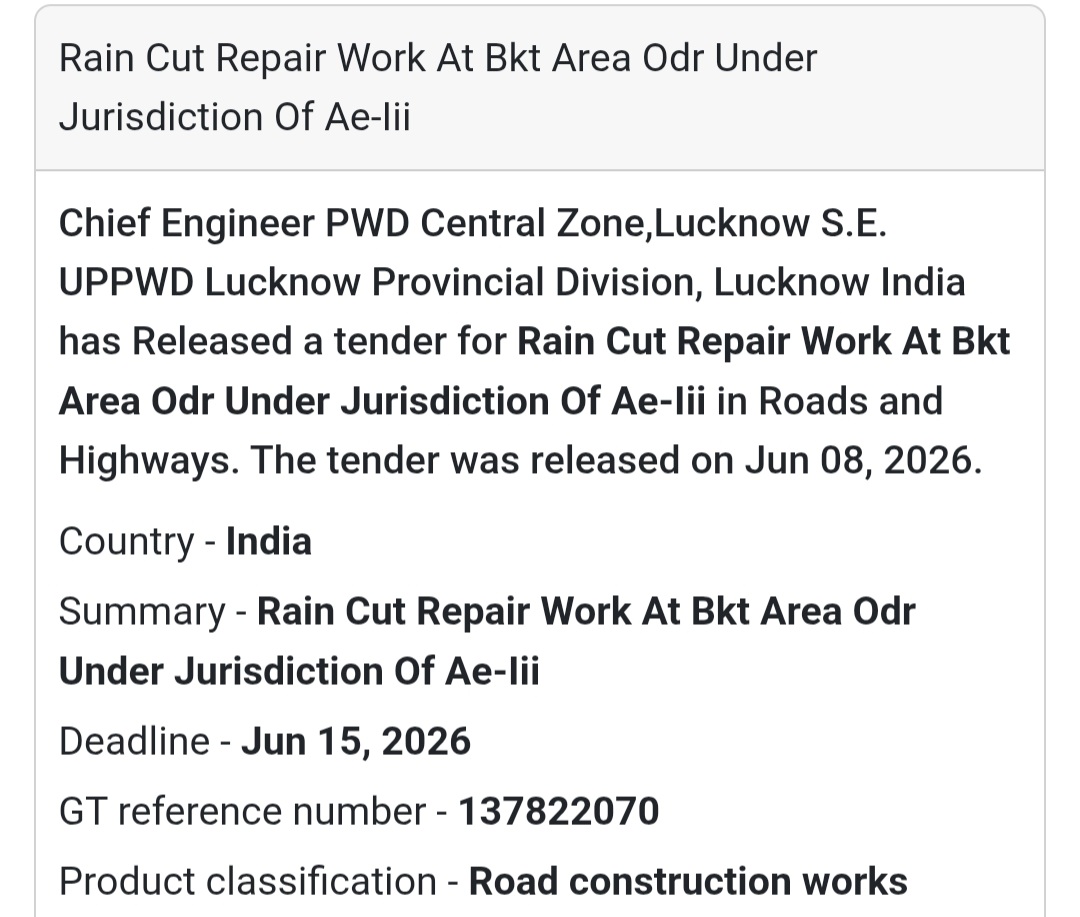 Rain Cut Repair Work on ODR Roads | BKT Area, Lucknow 📍 Uttar Pradesh