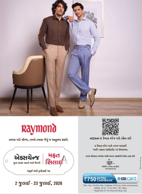 👔 Raymond – Alteration & Stitching Offer