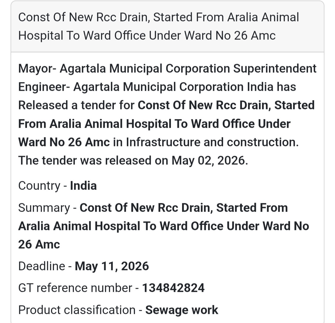🚧 RCC Drain Construction