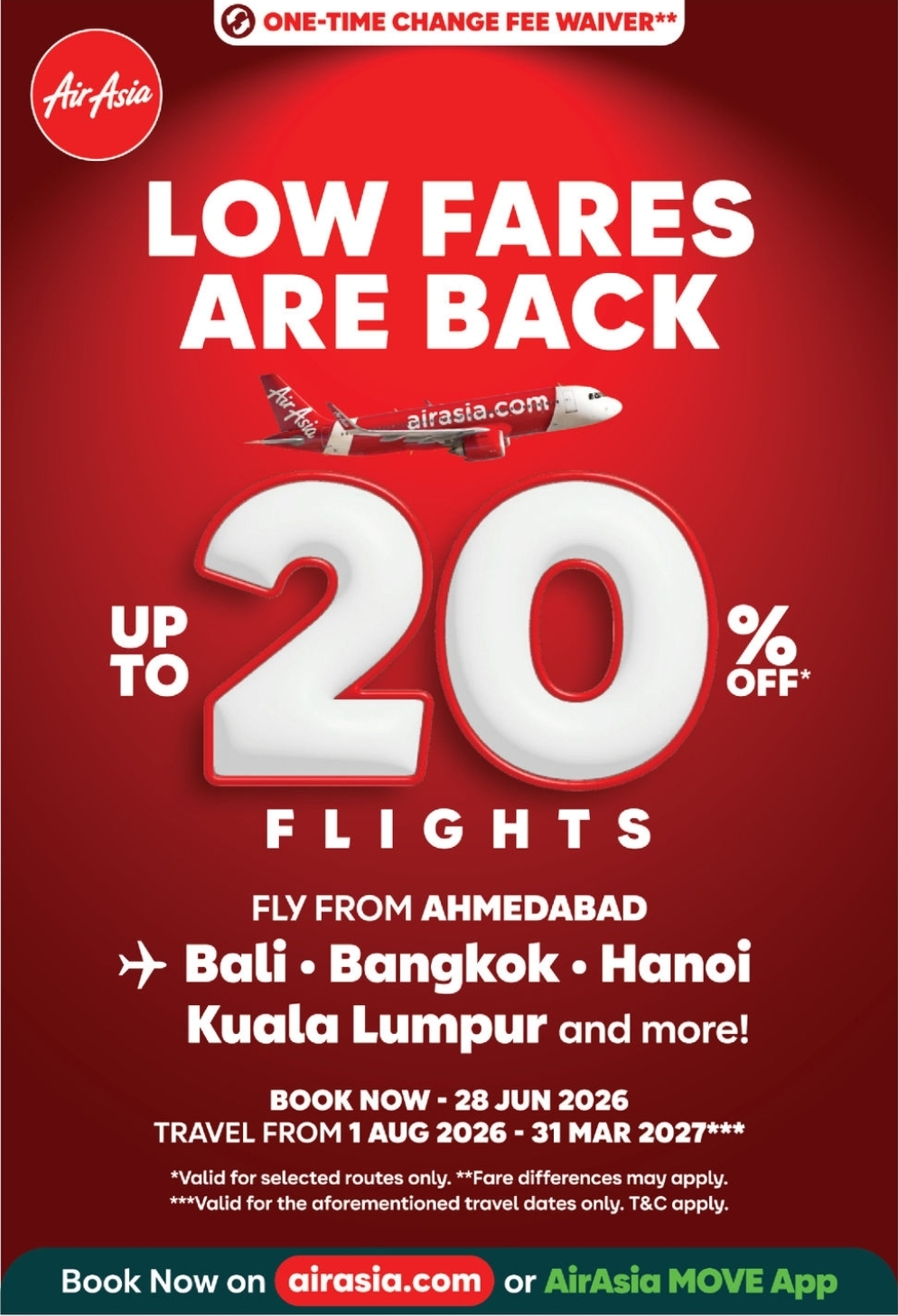 Ready to escape? AirAsia's Low Fares are BACK