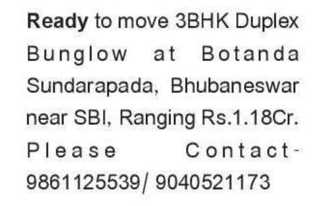 🏡 Ready-to-Move 3BHK Duplex Bungalow for Sale