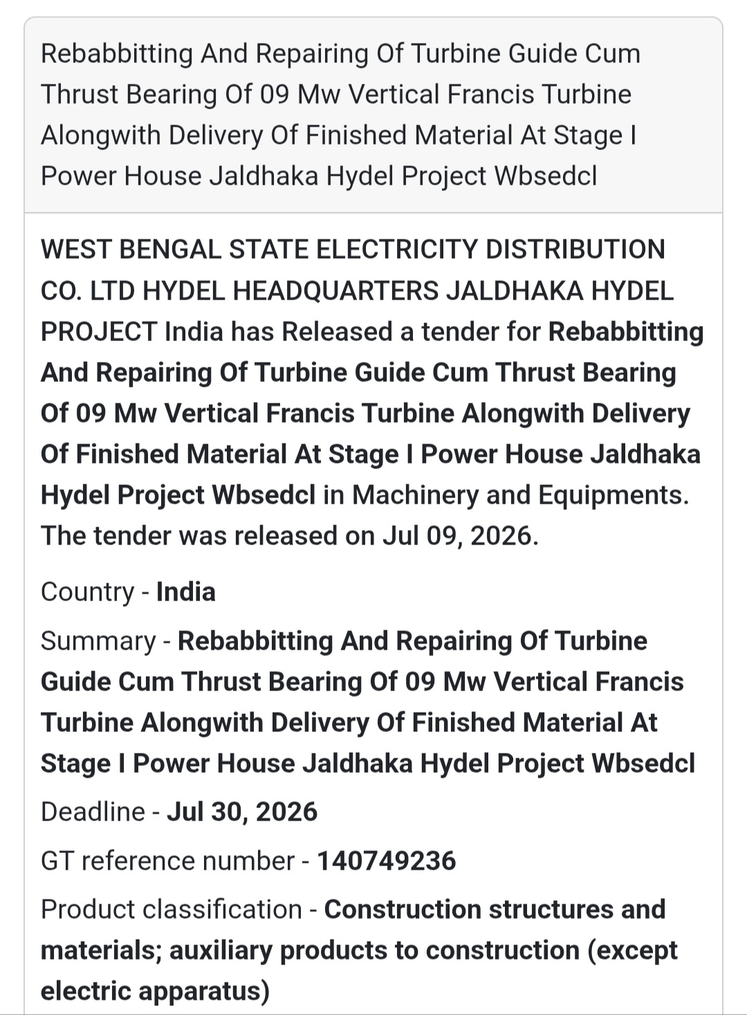 ⚙️ Rebabbitting & Repairing of Turbine Guide Cum Thrust Bearing | 📍Jaldhaka Hydel Project