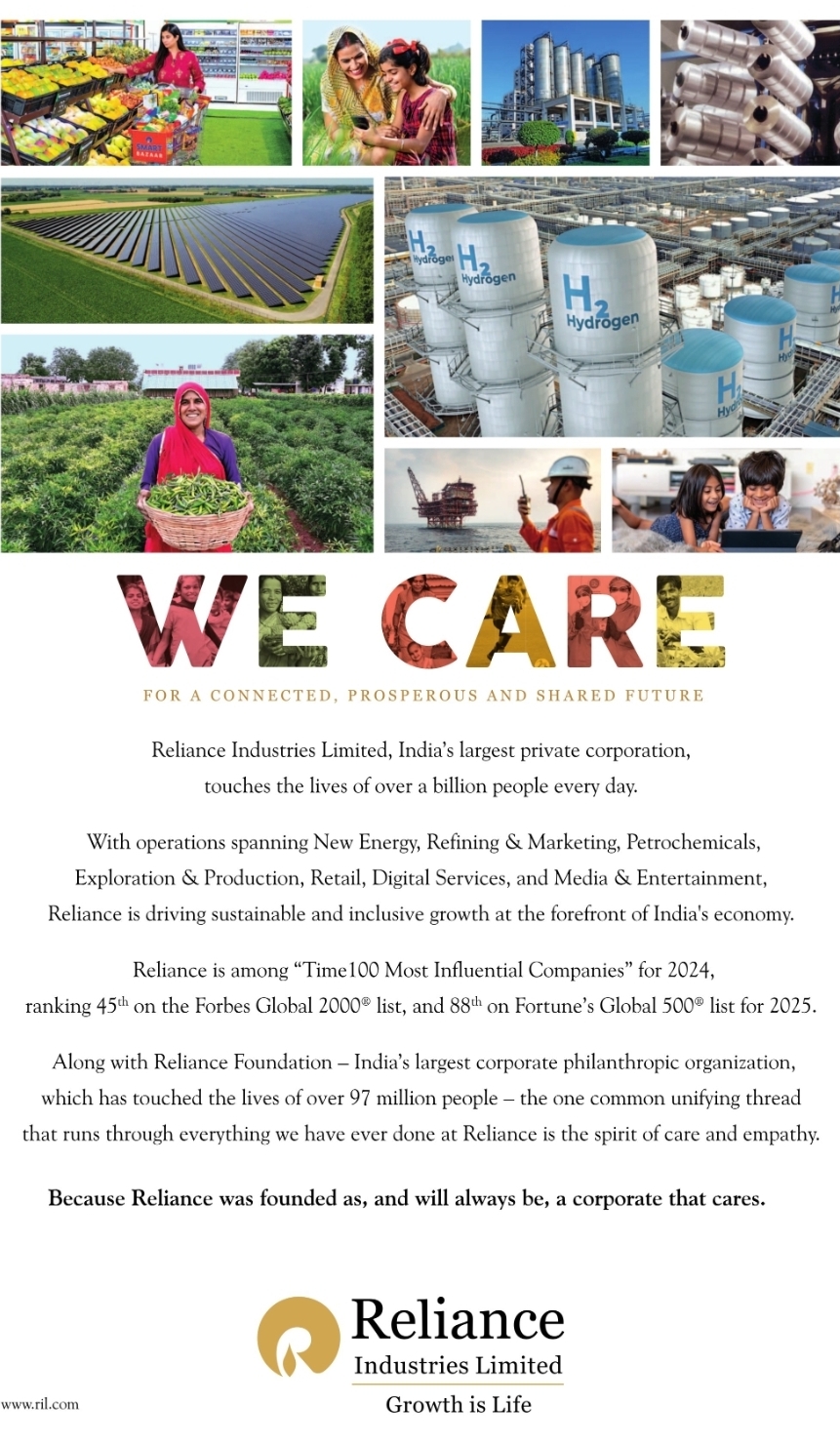 🌱 Reliance Industries – Corporate Message