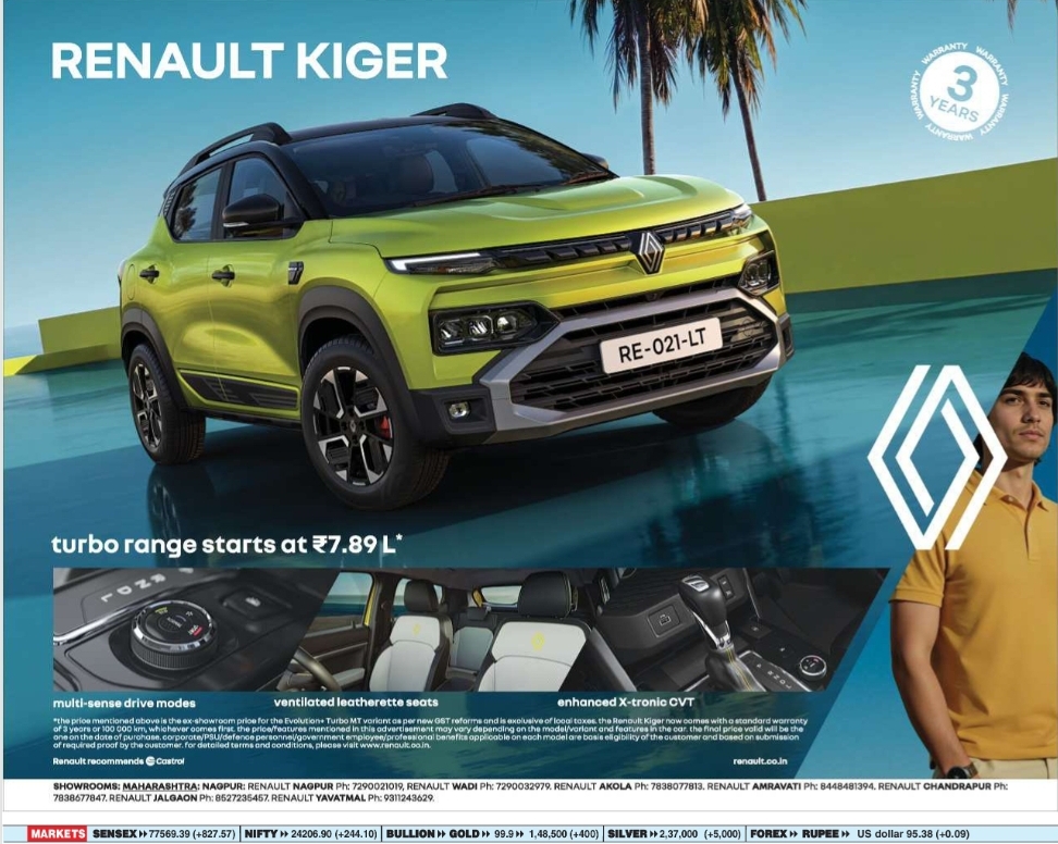 🚗 Renault Kiger – Style Meets Performance