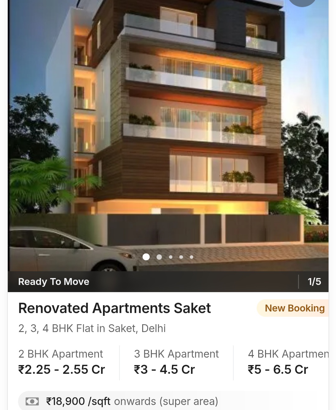 ✨ Renovated Apartments – Saket, Delhi ✨