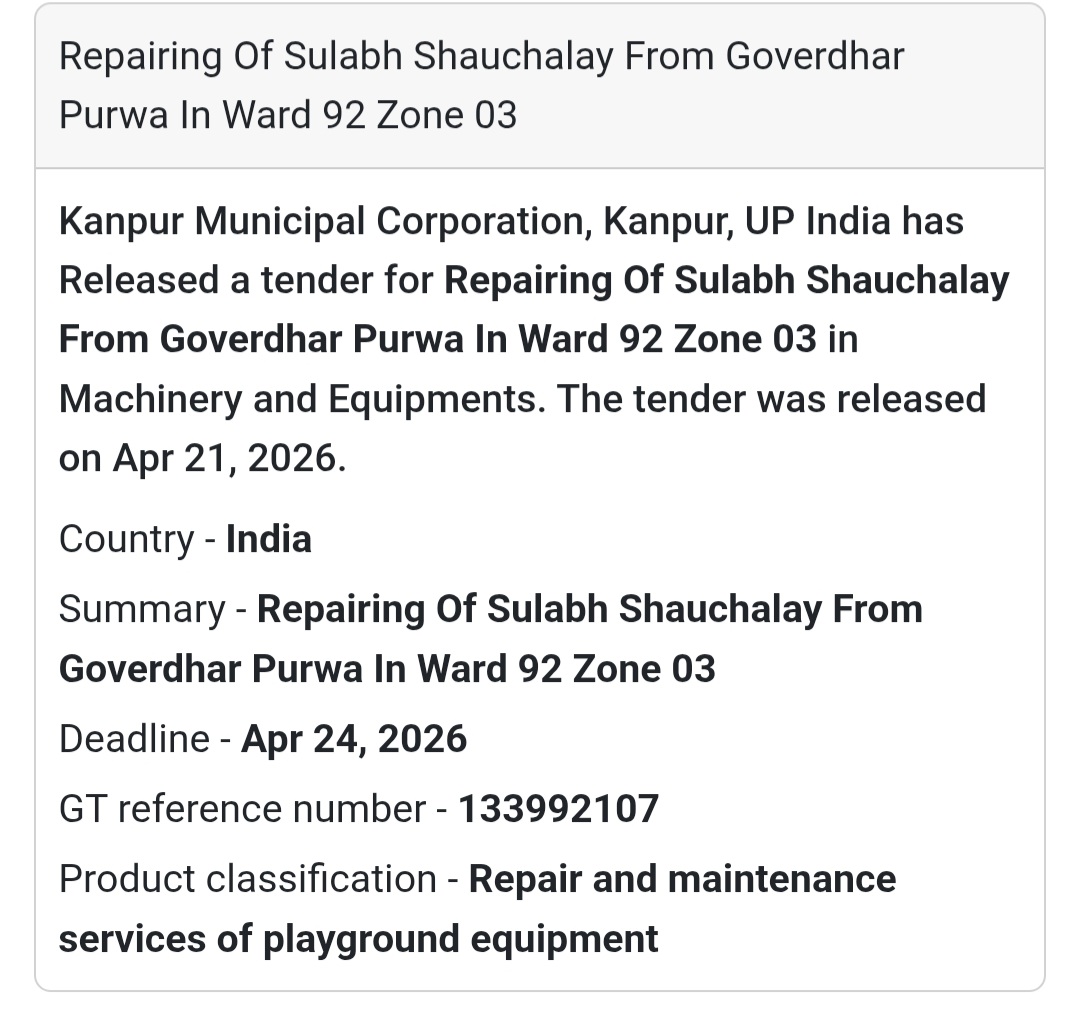 🛠️ Repair Work – Kanpur