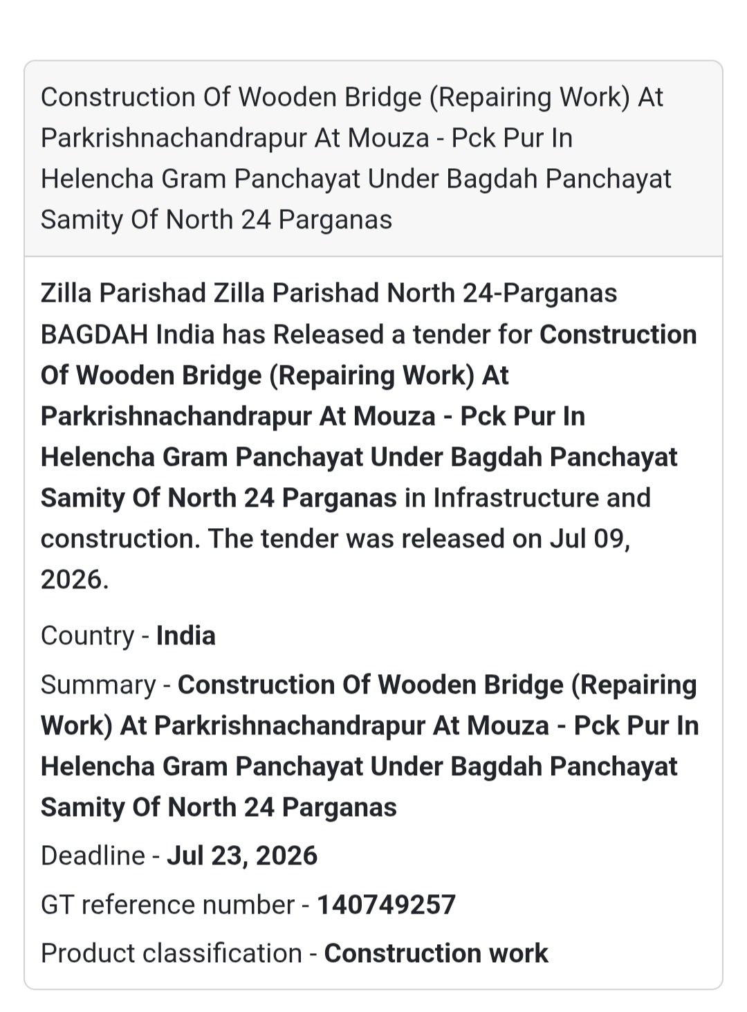 🌉 Repairing of Wooden Bridge | 📍Bagdah, North 24 Pargana