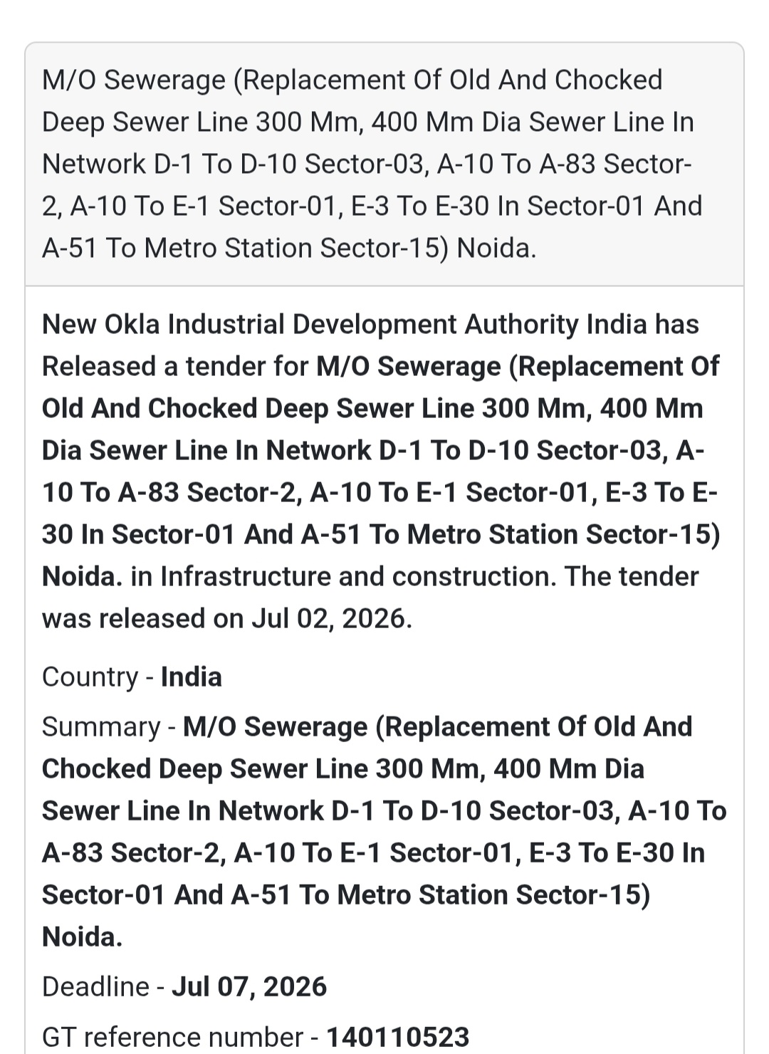 🚰 Replacement of Deep Sewer Lines in Noida | 📍Noida, Uttar Pradesh