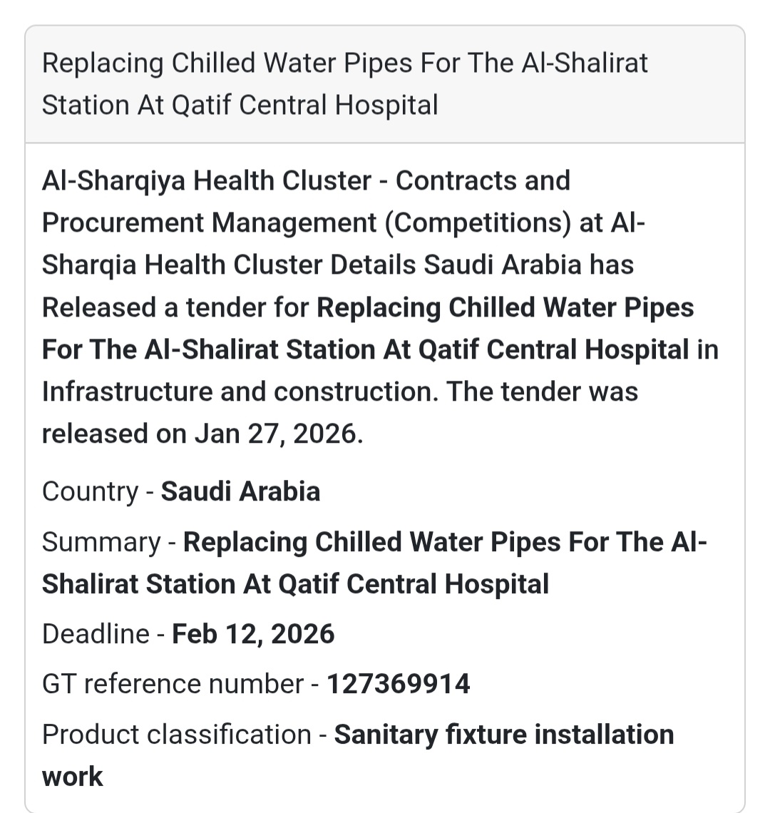 ❄️ Replacing Chilled Water Pipes – Qatif Central Hospital 🇸🇦 Saudi Arabia