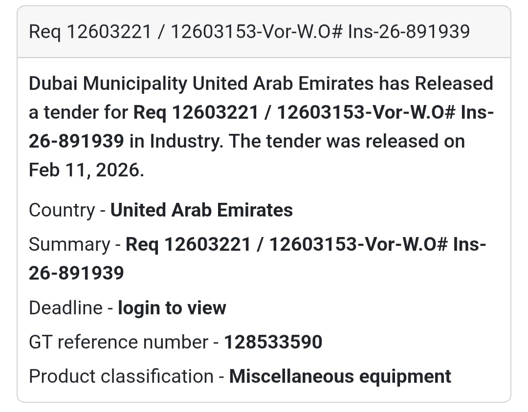 📑 Req 12603221 / 12603153-Vor – W.O# Ins-26-891939