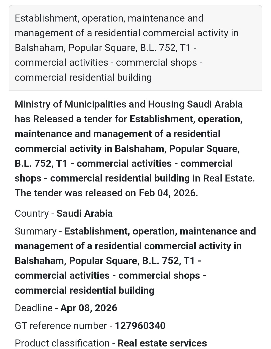 🏢 Residential Commercial Building – Balshaham (T1)