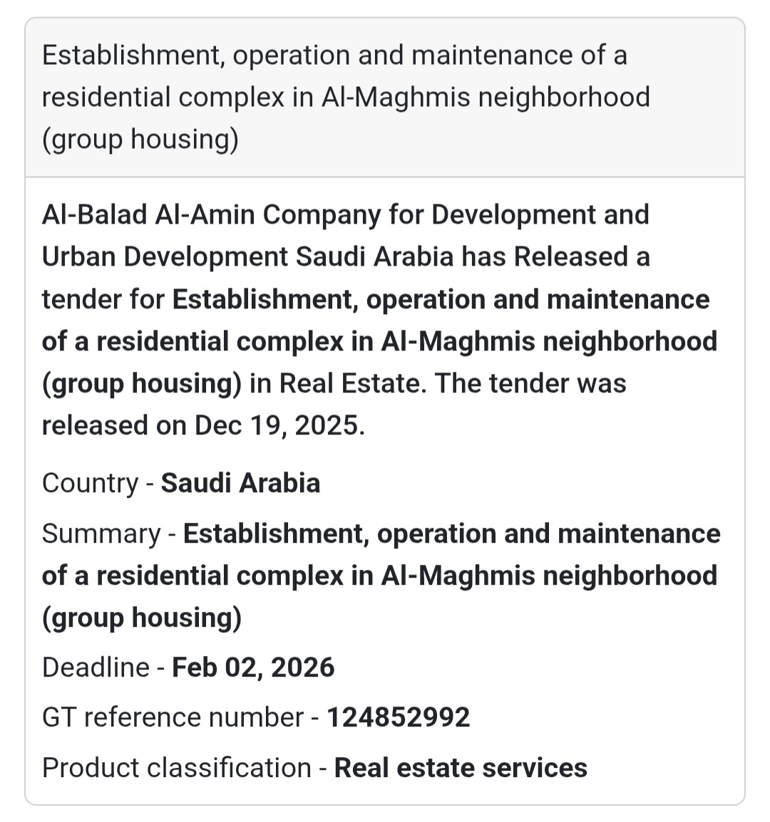 🔔 Residential Complex Development | Saudi Arabia 🇸🇦