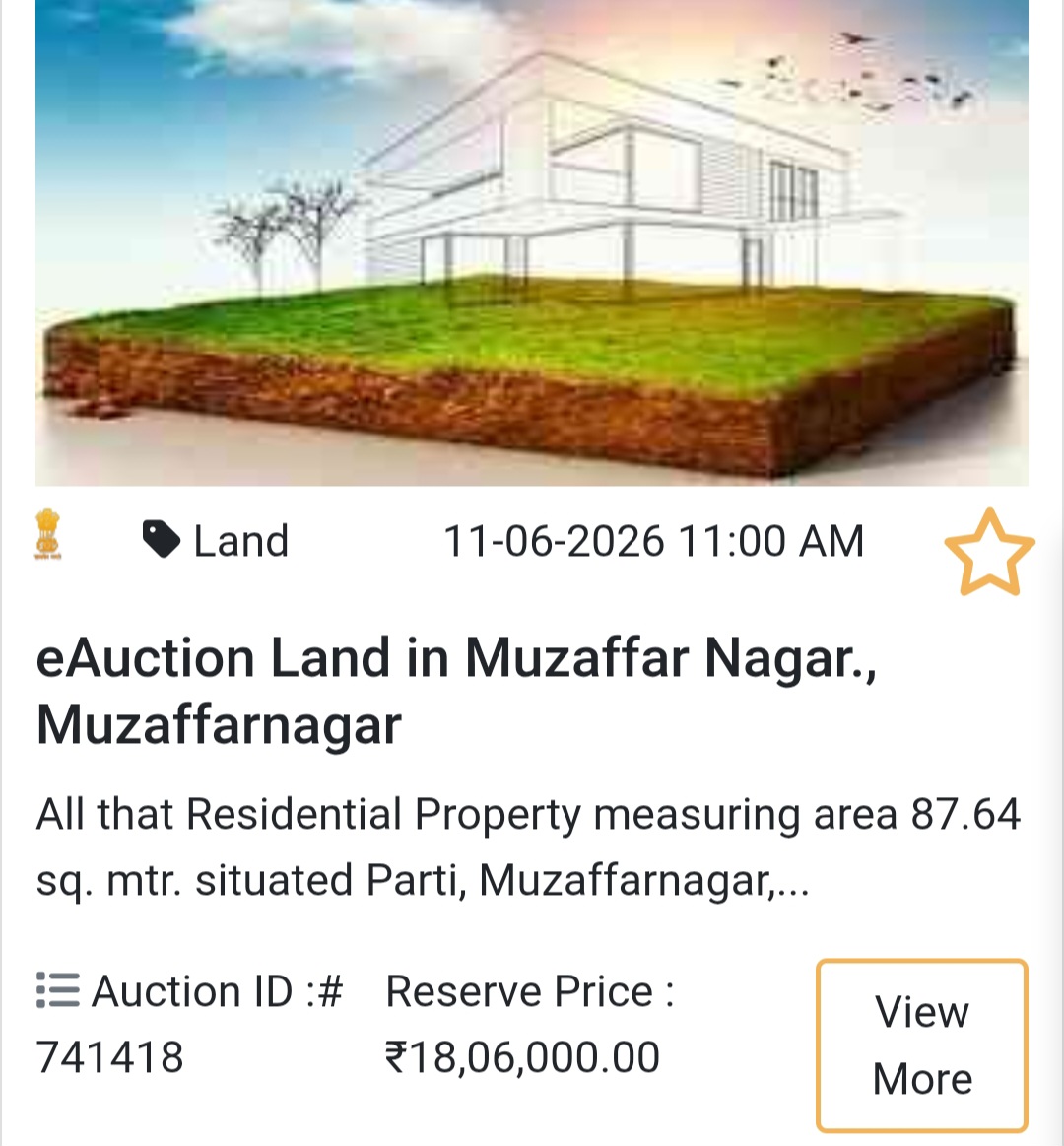 🌾 Residential Land in Muzaffarnagar