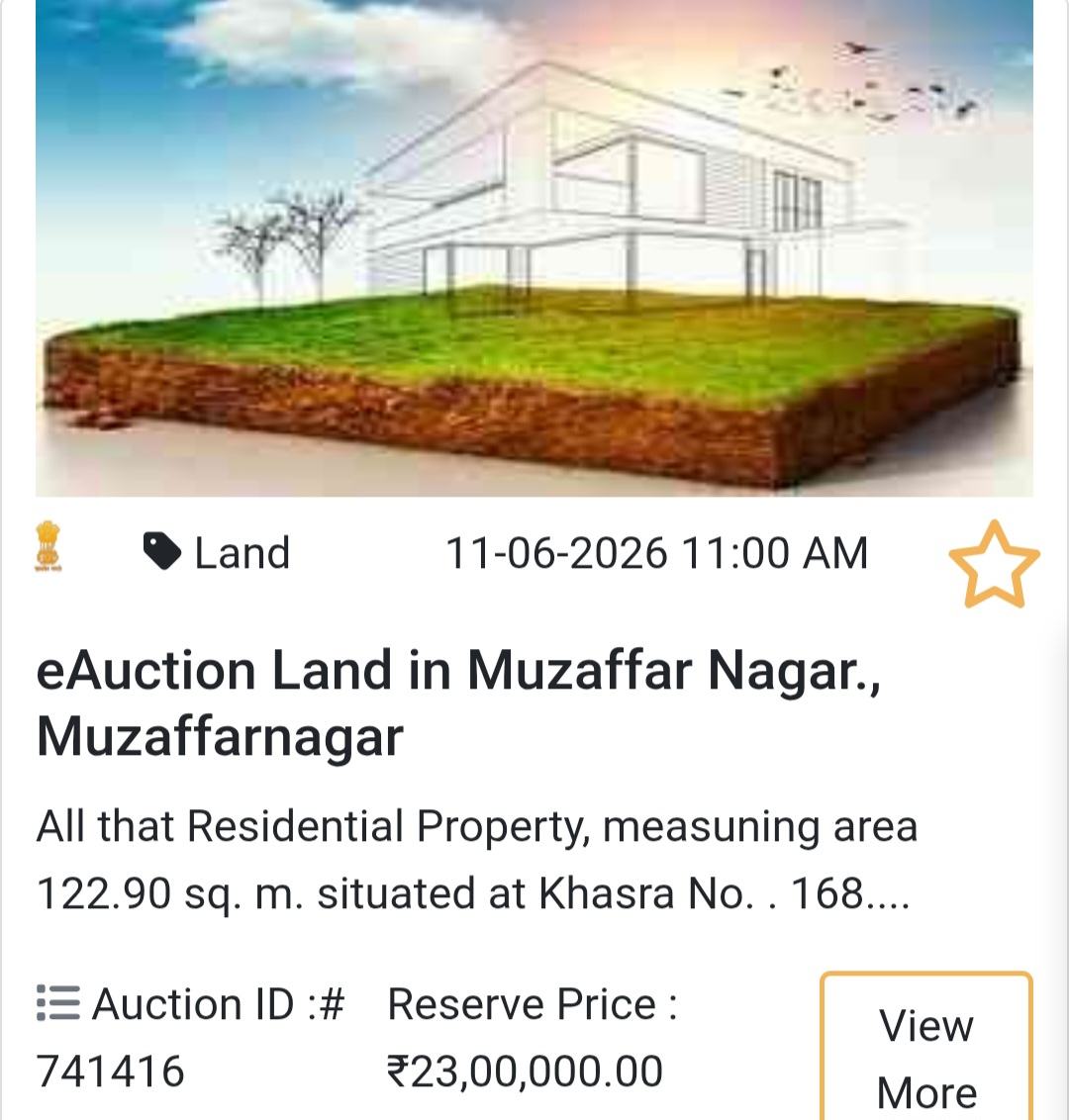 🌿 Residential Land in Muzaffarnagar