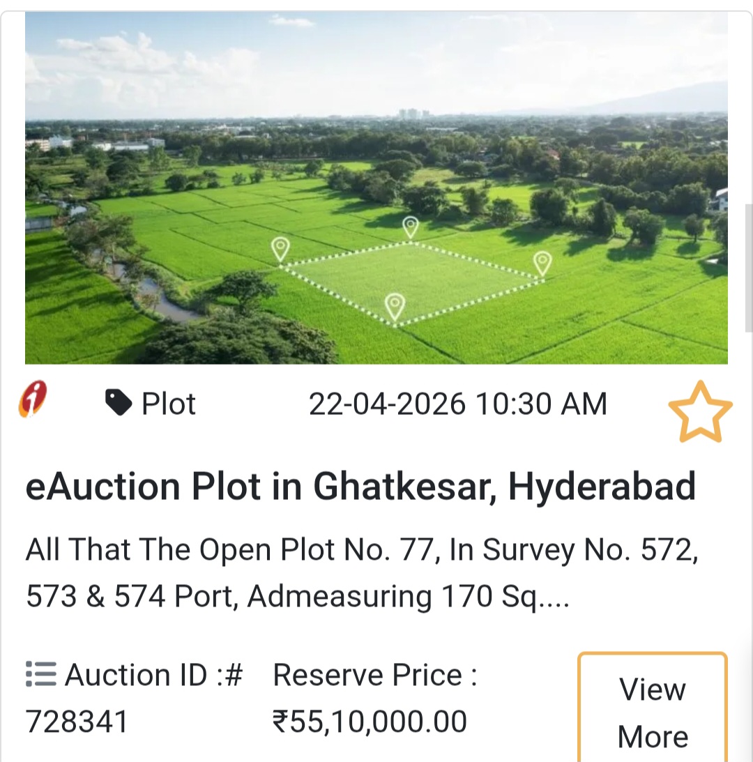 🌇 Residential Plot – Ghatkesar, Hyderabad