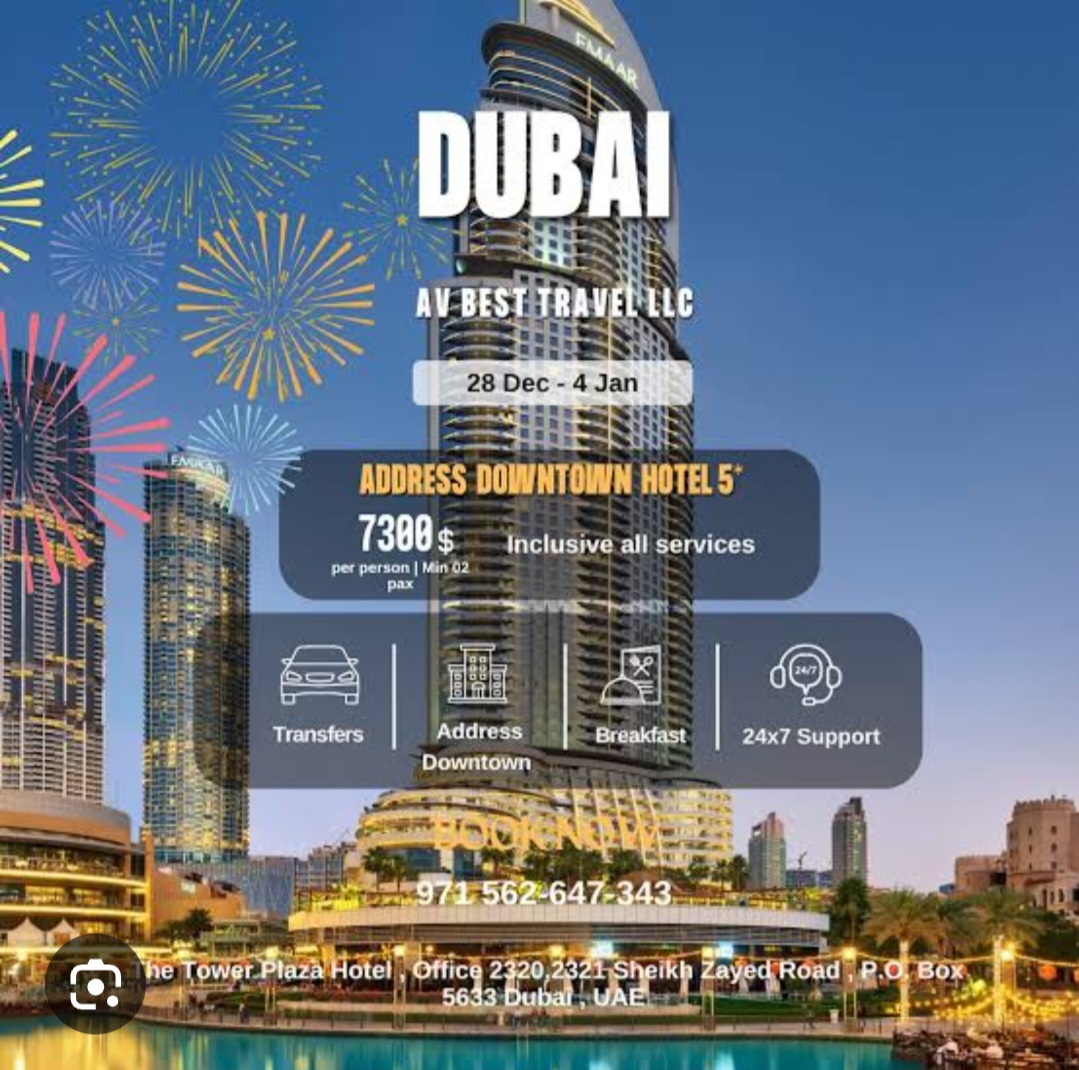 ✨ Ring in the New Year in spectacular Dubai! 🎆🌆