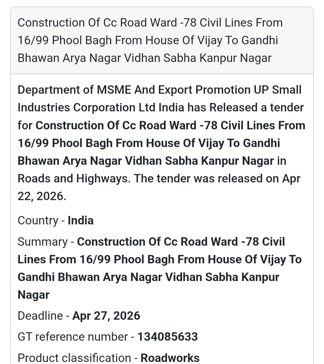 🛣️ Road Repair Work – Etawah