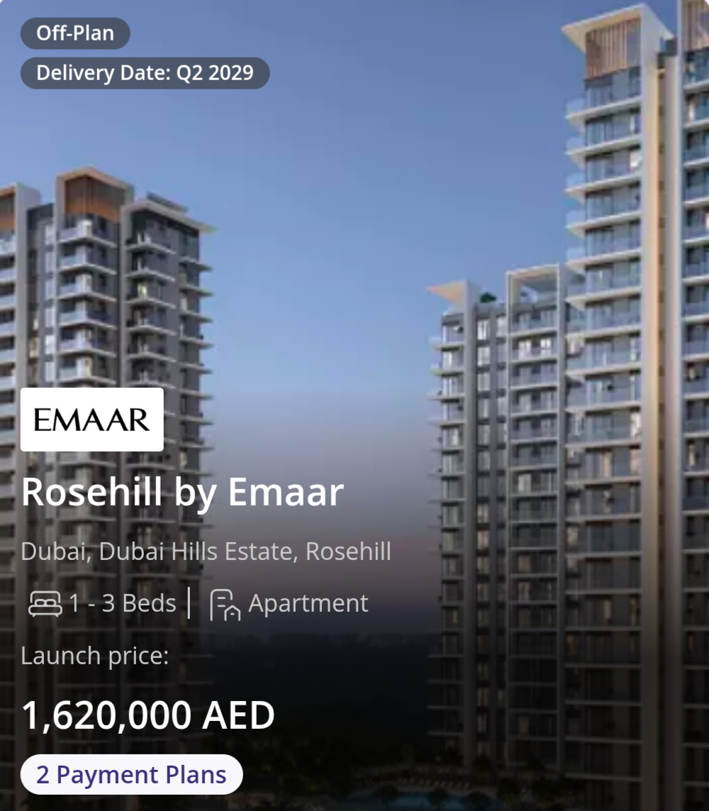 ✨ Rosehill by Emaar | Dubai Hills Estate