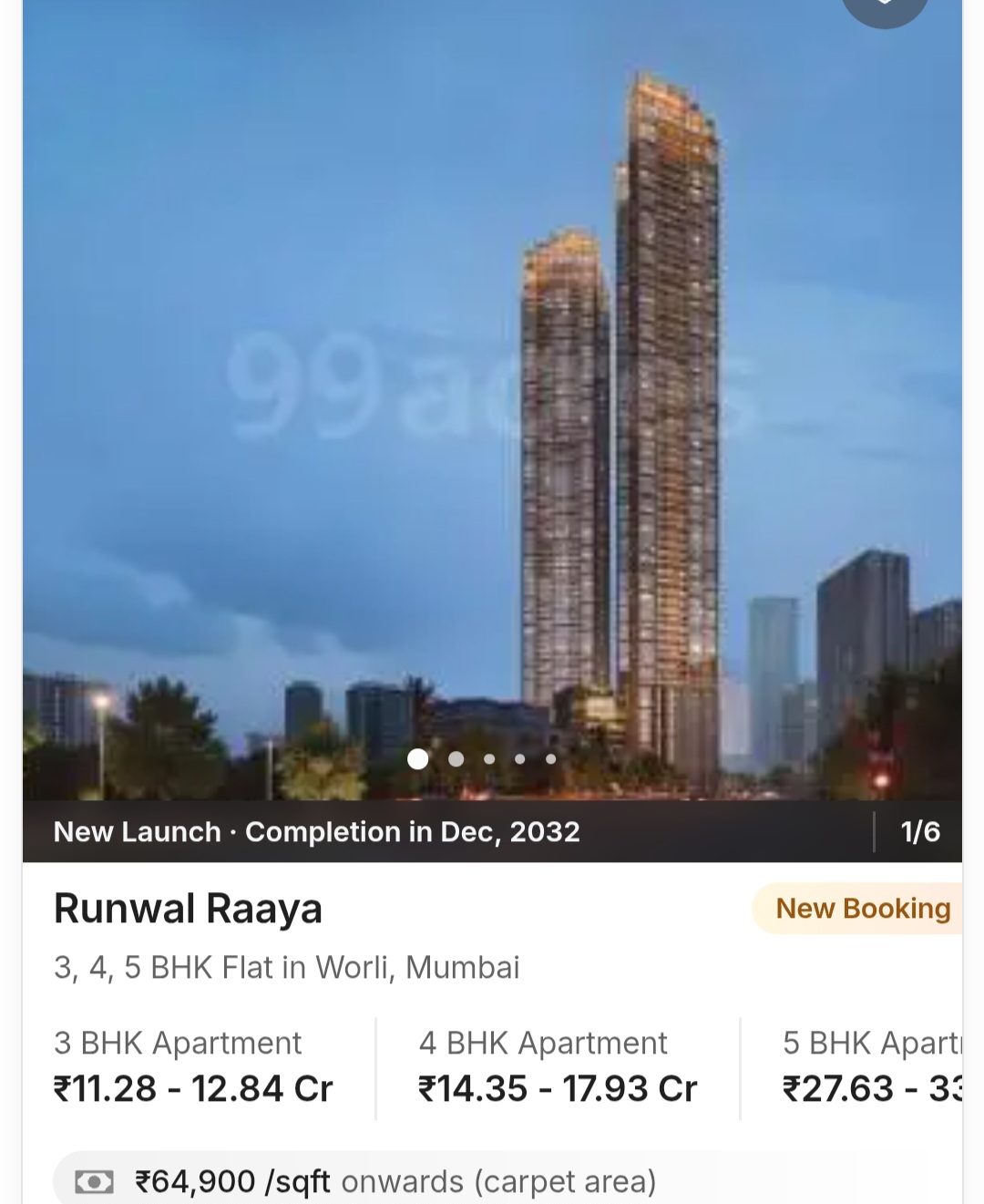 🏙️ Runwal Raaya – Ultra Luxury Living in Worli, Mumbai