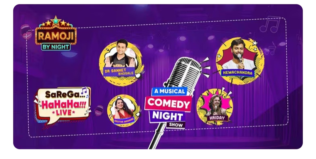 😂🎵 Sa Re Ga HaHaha Live at Ramoji Film City
