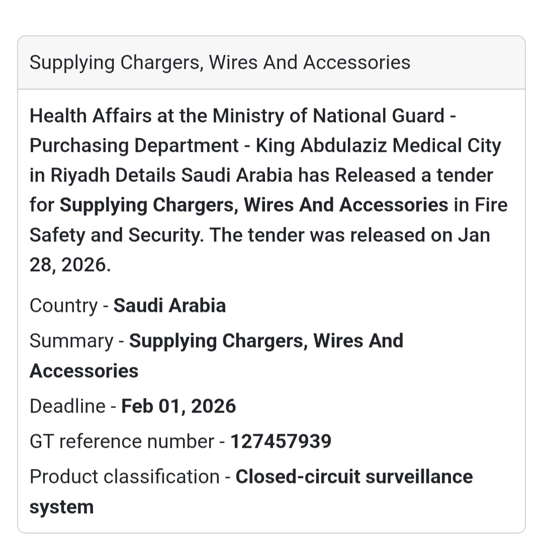 🔌 Safety & Surveillance Accessories | Riyad