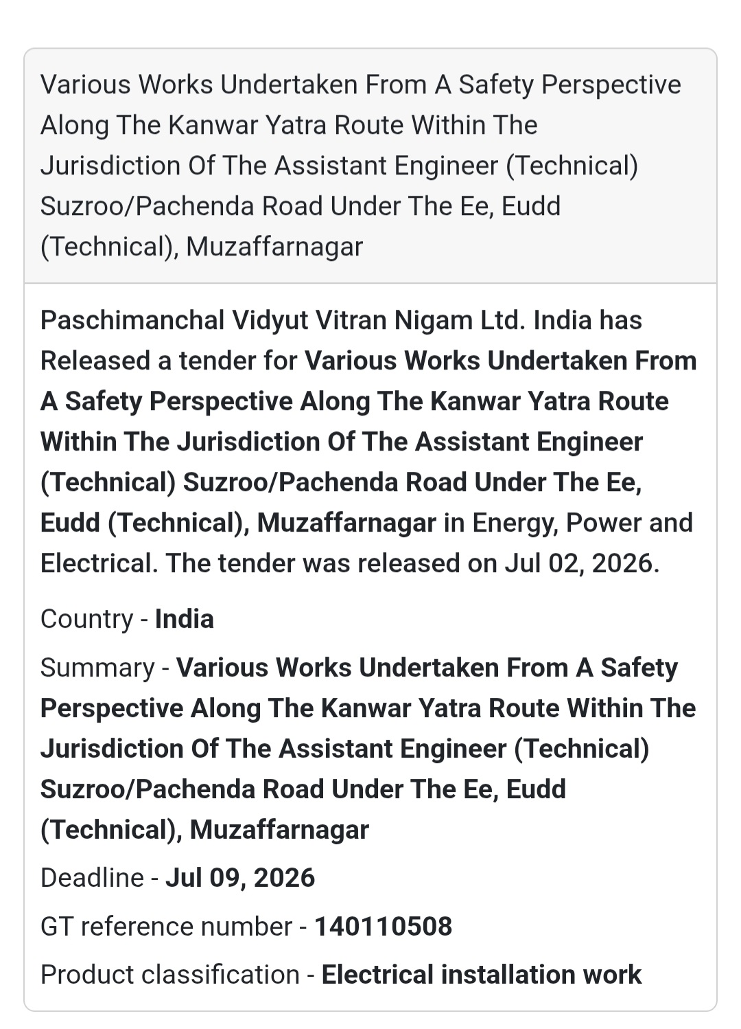 ⚡ Safety Works Along Kanwar Yatra Route | 📍Muzaffarnagar, Uttar Pradesh