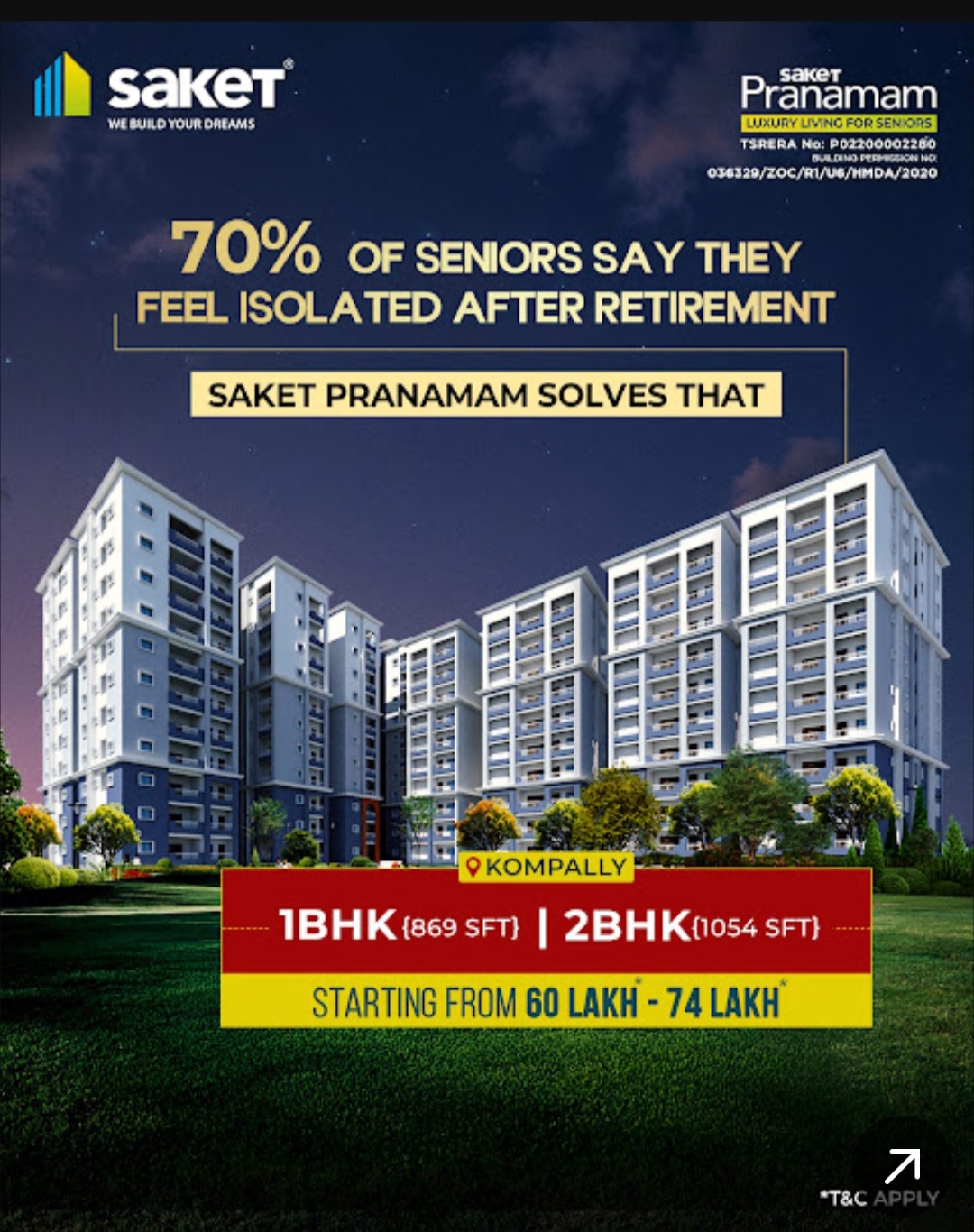 ✨ Saket Pranamam – Luxury Living for Seniors ✨