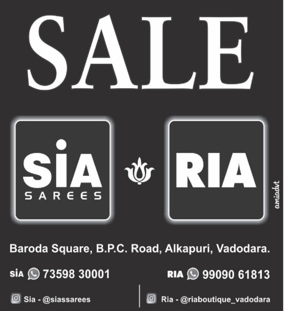 🛍️ SALE ANNOUNCEMENT | SIA Sarees & RIA Boutique