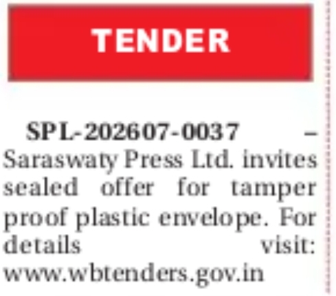 saraswaty Tender