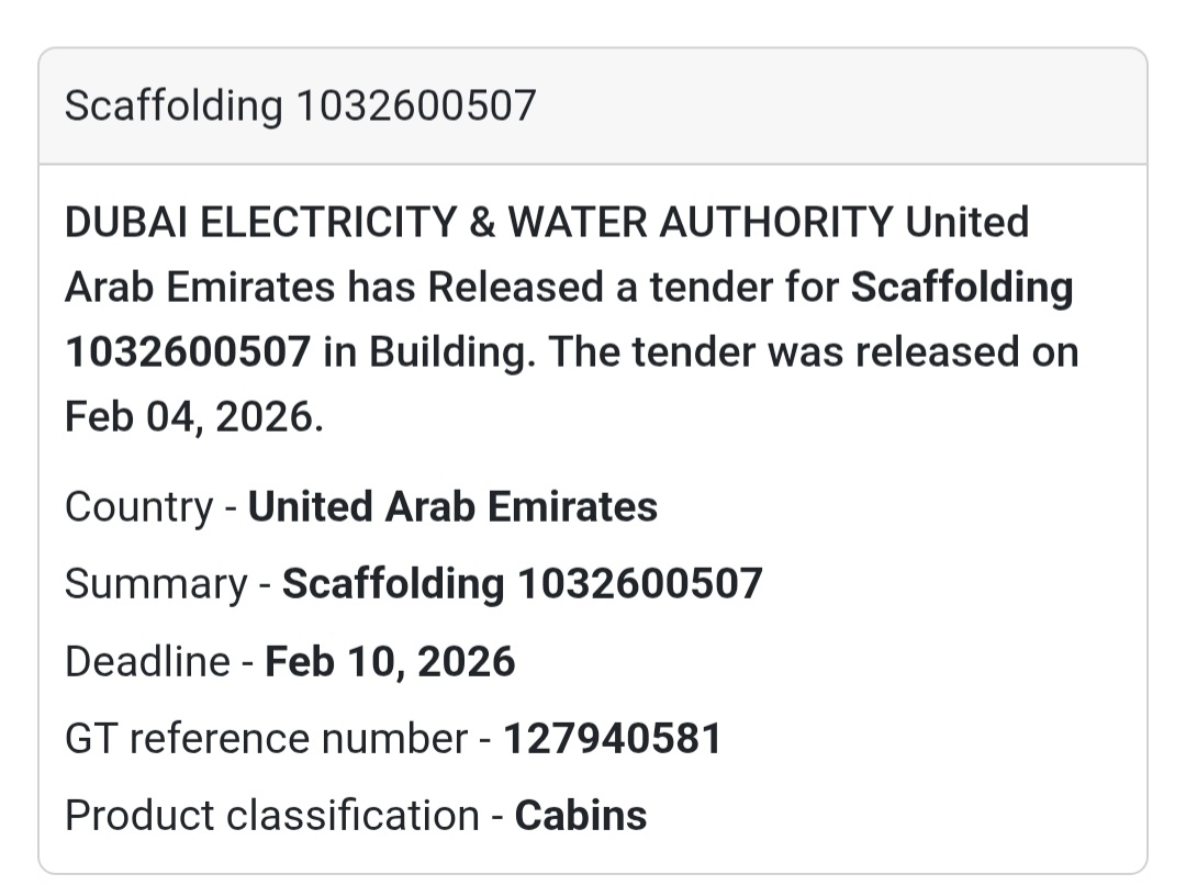 🏗️ Scaffolding Services