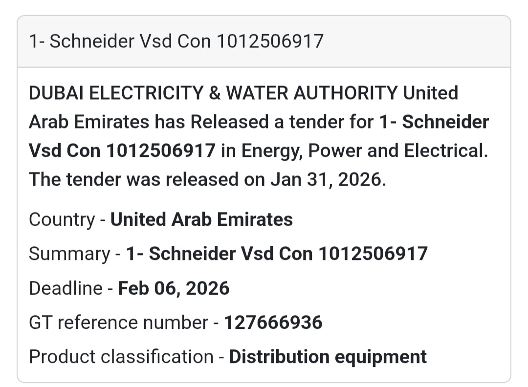 ⚡ Schneider VSD Controller