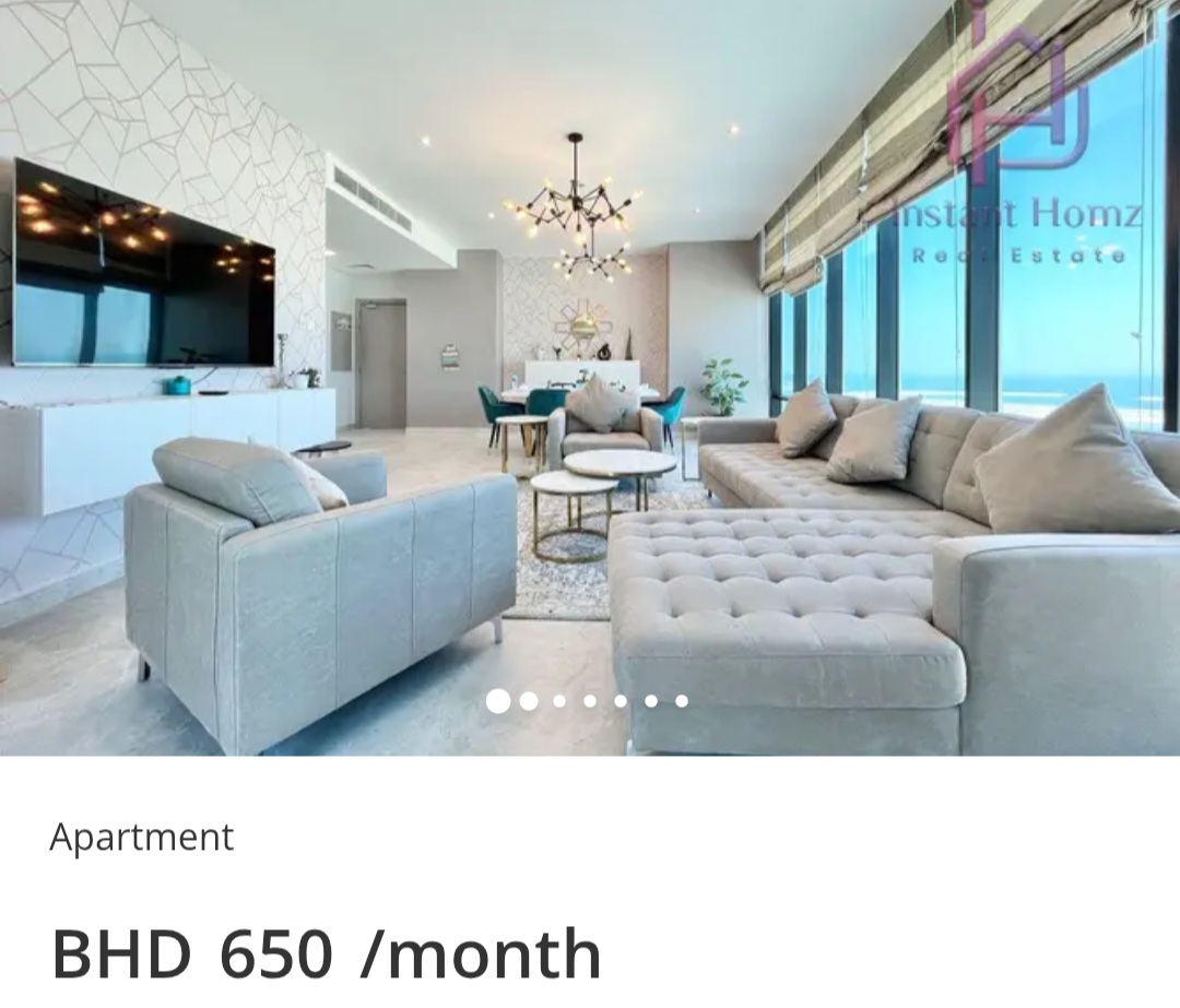 🌊 Sea View 2BHK – Seef (Navy Approved)