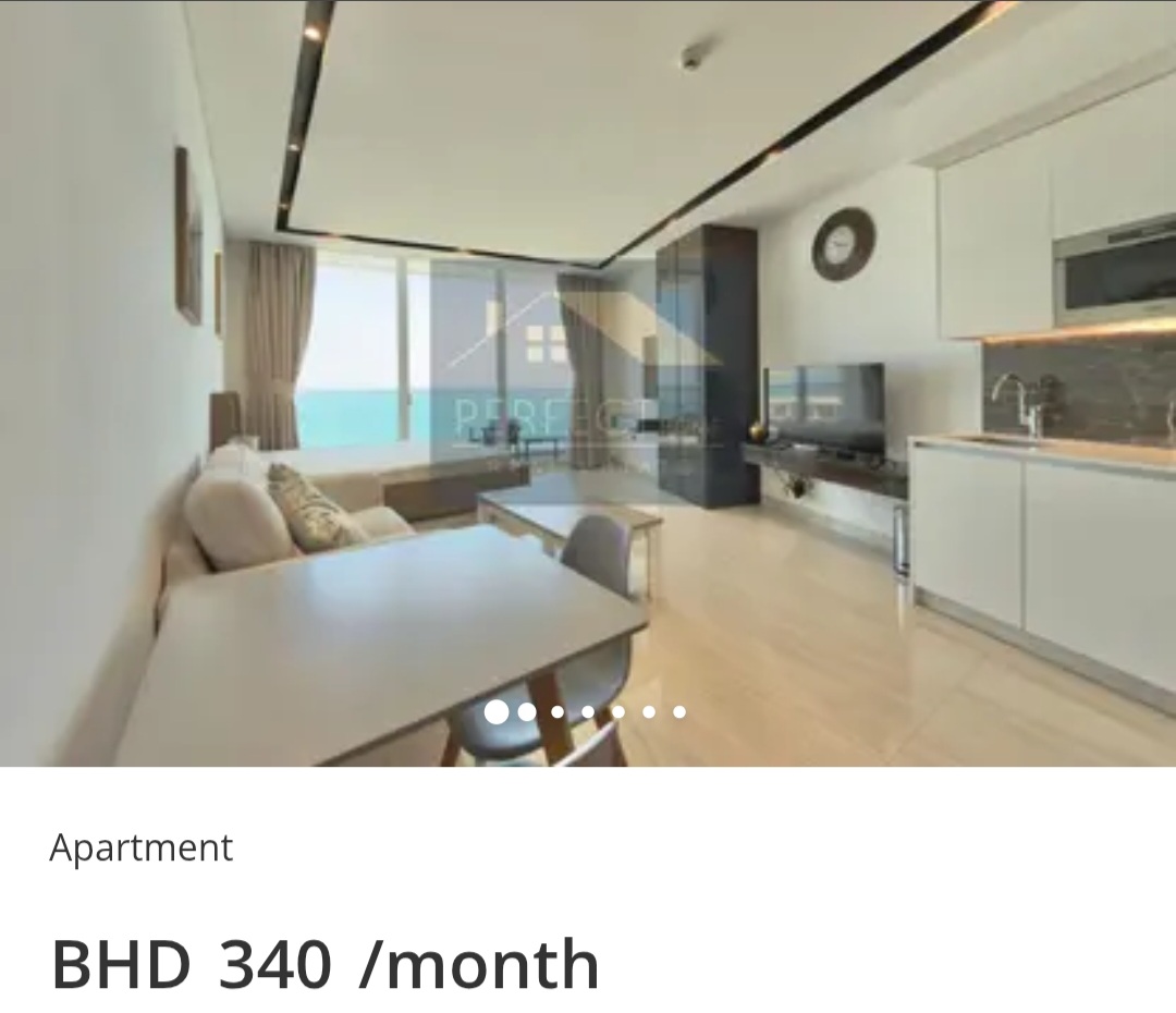 🌅 Sea View Studio – Seef (High Floor)