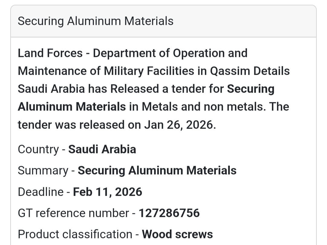 🧱 Securing Aluminum Materials