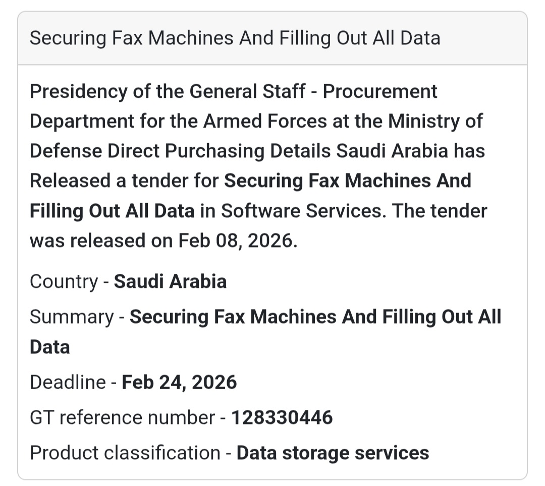 📠 Securing Fax Machines & Data Completion