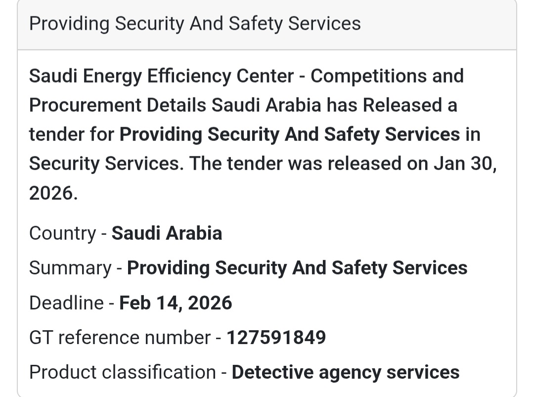 🛡️ Security & Safety Services