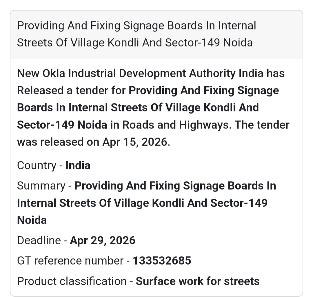 🚧 Signage Board Work – Noida