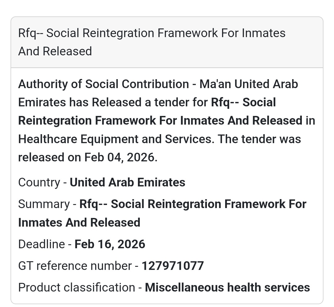 🤝 Social Reintegration Framework for Inmates & Released